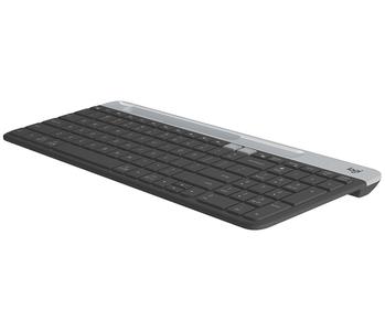 LOGITECH K580 Slim Wireless Keyboard - Tastatur - Nordisk - Grå (920-009274)