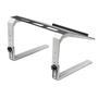 STARTECH StarTech.com Adjustable Laptop Stand - Heavy Duty Steel & Aluminum - 3 Height Settings - Tilted - Ergonomic Laptop Riser for Desk (LTSTND) - Notebook stand - desktop - 17" - black, silver (LTSTND)