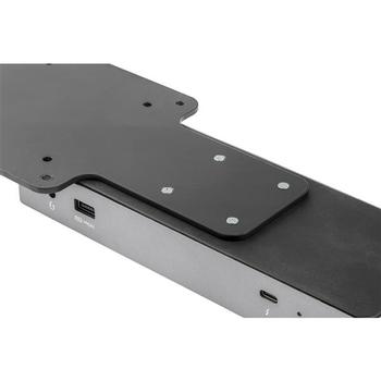 STARTECH StarTech.com Docking Station Mount - VESA - Back-of-Monitor Mounting Plate - Mounting plate - on-the-monitor mountable - black - TAA Compliant - for P/N: DK31C3HDPD,  DK31C3HDPDUE,  DKM30CHDPD,  DKM30CHD (SSPMSVESA)