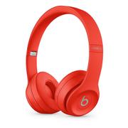 APPLE Beats Solo3 (PRODUCT)RED - (PRODUCT) RED - headphones with mic - on-ear - Bluetooth - wireless - 3.5 mm jack - noise isolating - citrus red