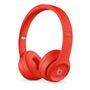 APPLE Beats Solo3 (PRODUCT)RED - (PRODUCT) RED - headphones with mic - on-ear - Bluetooth - wireless - 3.5 mm jack - noise isolating - citrus red