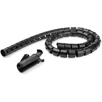 STARTECH SPIRAL CABLE MANAGEMENT SLEEVE 45MMX1.5M /1.8X4.9 - BLACK ACCS (CMSCOILED3)