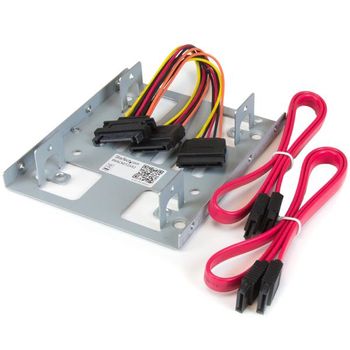 STARTECH BRACKET ADAPTADOR BANDEJA 2 HDD UNIDADES DISCO DE 2.5 A 3.5 ACCS (BRACKET25X2)