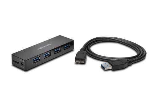 KENSINGTON n UH4000C - Hub - 4 x SuperSpeed USB 3.0 - desktop (K39122EU)