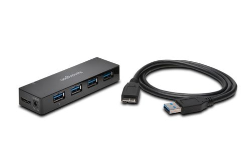 KENSINGTON USB 3.0 4-Port Hub+Charging (K39122EU)