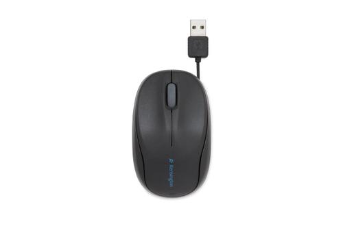 KENSINGTON n Pro Fit Retractable Mobile Mouse - Mouse - optical - wired - USB - black (K72339EU)