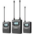 COMICA Wireless Microphone Kit Wm300A 2 transmitter and 1 dual receiver
